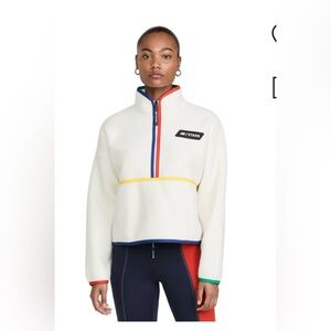 NEW BALANCE X STAUD Staud Sherpa Pullover Jacket worn twice size small